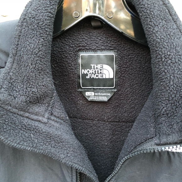 EUC Boys Black Denali The North Face Size L - Picture 2 of 4
